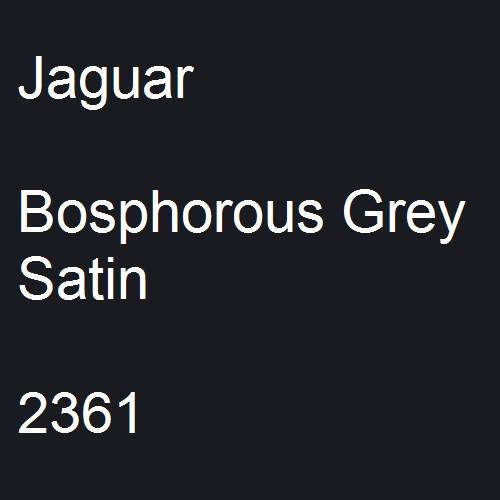 Jaguar, Bosphorous Grey Satin, 2361.